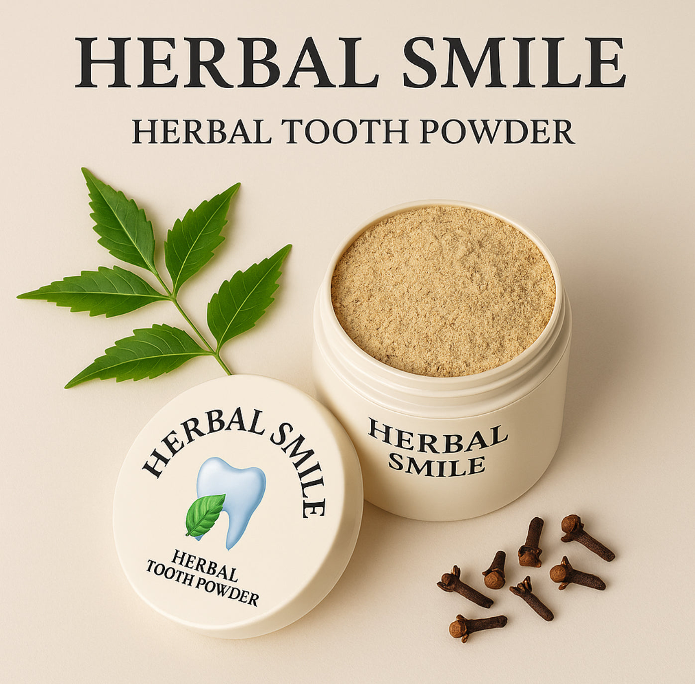 Herbal tooth powder